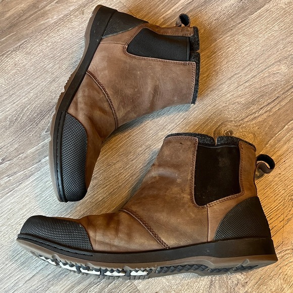 Sorel Ankeny II Chelsea Boot Brown Leather Waterproof Insulated Men 13 UK12 EU46 - Picture 3 of 9